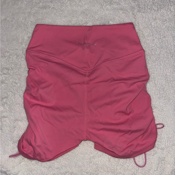 Peachy Bunz, Pink Radiant V Waist Shorts, size S - Picture 2 of 3